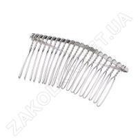  Гребінець для волосся металевий GRA-0089