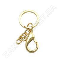  Кільце з ланцюжком карабіном  KOA-0275