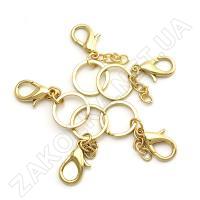  Кільце з ланцюжком карабіном  KOA-0276