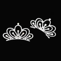 Корона метал зі стразами KMA-1772