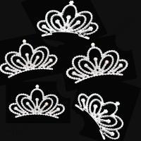 Корона метал зі стразами KMA-1773