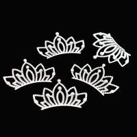 Корона метал зі стразами KMA-1775