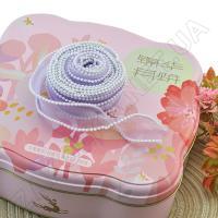 Стрічка органза з намистинами LEA-1018