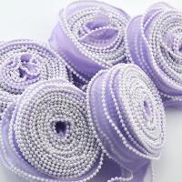 Стрічка органза з намистинами LEA-1019