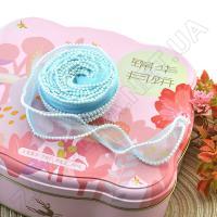 Стрічка органза з намистинами LEA-1022