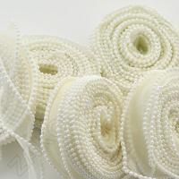 Стрічка органза з намистинами LEA-1029