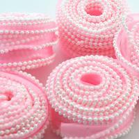 Стрічка органза з намистинами LEA-1077