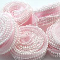 Стрічка органза з намистинами LEA-1079