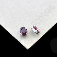 Стрази у цапах Овал 6х8мм KMA-1877