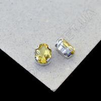 Стрази у цапах Овал 6х8мм KMA-1883