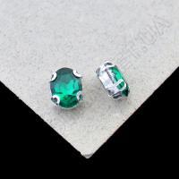 Стрази в козлах Овал 6х8мм KMA-1885