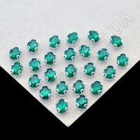 Стрази у цапах Овал 6х8мм KMA-1886